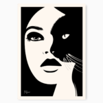 Stampa Donna & Gatto