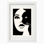 Stampa Donna & Gatto - immagine 2